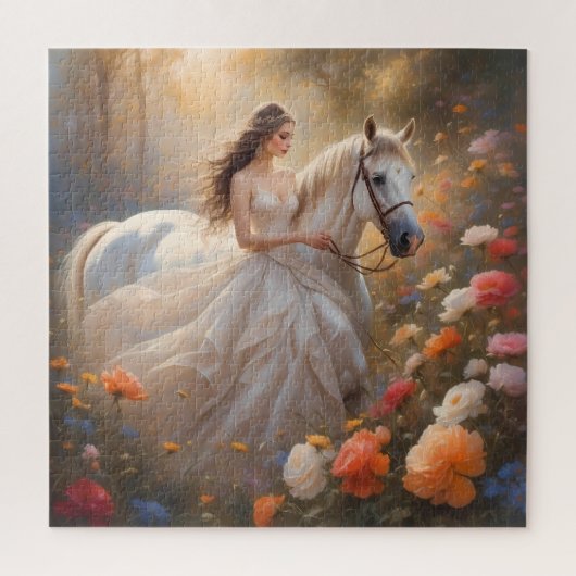 Enchanted Bride en haar Steed Legpuzzel (Verticaal)