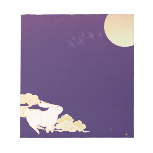 Enchanted Bunny Moon Notitieblok (Voorkant)