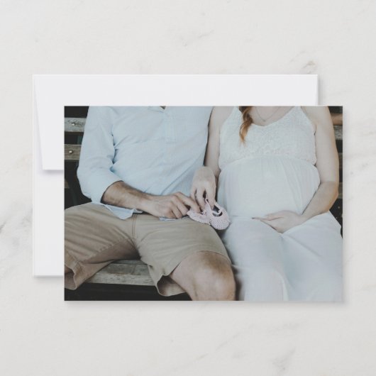 Enchanted Butterflies Bloemen Boeken voor Baby Bedankkaart (Achterkant)