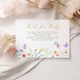 Enchanted Butterflies Bloemen Boeken voor Baby Informatiekaartje