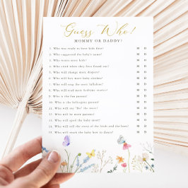 Enchanted Butterflies Floral Guess Wie Kaart