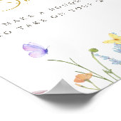 Enchanted Butterflies Flower Bar Poster (Hoek)