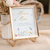 Enchanted Butterflies Flower Bar Poster