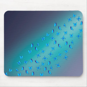Enchanted Butterflies Green Mouse Mat Muismat