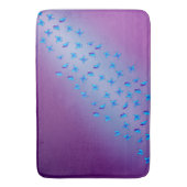Enchanted Butterflies Paars Light Bath Mat (Voorkant Verticaal)