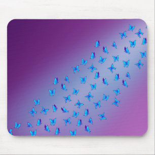 Enchanted Butterflies paars Mouse Mat Muismat