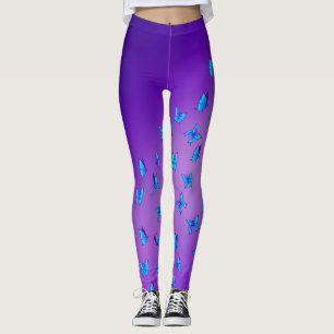 Enchanted Butterflies Paarse Leggings