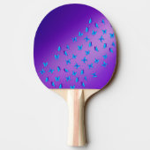 Enchanted Butterflies Ping Pong Paddle Tafeltennisbatje (Achterkant)