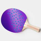 Enchanted Butterflies Ping Pong Paddle Tafeltennisbatje (Zijkant)