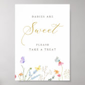 Enchanted Butterflies Snoep tafel Poster (Voorkant)