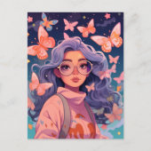 Enchanted Butterfly Dream Briefkaart (Voorkant)