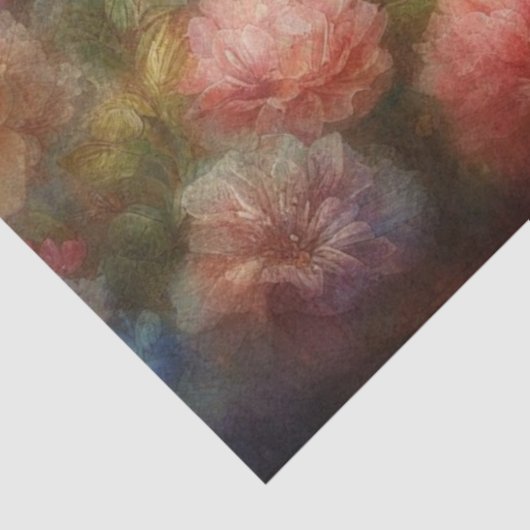 Enchanted Butterfly Garden and Cat Decoupage Tissuepapier (Detail)