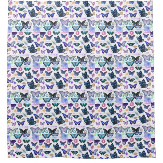 Enchanted Butterfly Shower Curtain Douchegordijn (Voorkant)