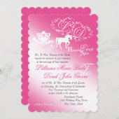 Enchanted Carriage Fairy Tale Wedding Kaart (Voorkant / Achterkant)