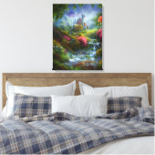 Enchanted Castle Canvas Afdruk (Insitu (Slaapkamer))