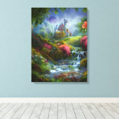 Enchanted Castle Canvas Afdruk (Insitu (Houten vloer))