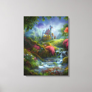 Enchanted Castle Canvas Afdruk