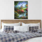 Enchanted Castle Canvas Afdruk (Insitu (Slaapkamer))