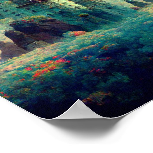 Enchanted Castle Fantasy Art Poster (Hoek)