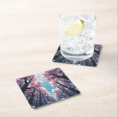 Enchanted Cherry Blossom Lucht van het Bladerdak - Kartonnen Onderzetters (Insitu)