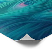 Enchanted Cherry Blossom Peacock Poster (Hoek)