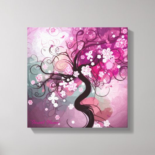 Enchanted Cherry Dance Canvas Afdruk (Voorkant)