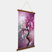 Enchanted Cherry Dance Hangend Wandkleed (Gebogen)