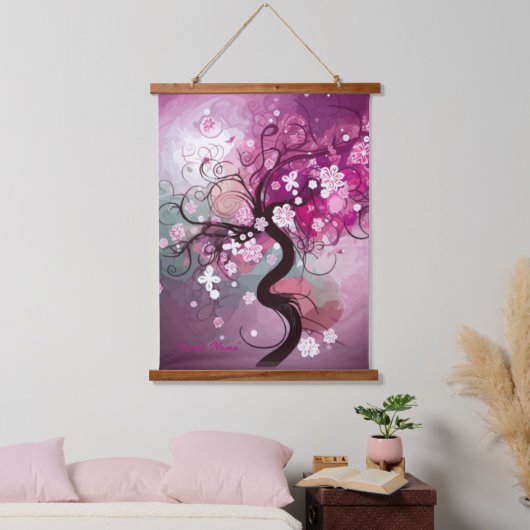 Enchanted Cherry Dance Hangend Wandkleed (Slaapkamer)