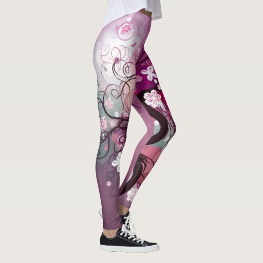 Enchanted Cherry Dance Leggings (Rechts)
