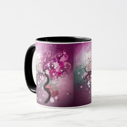 Enchanted Cherry Dance Mok (Voorkant links)