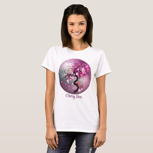 Enchanted Cherry Dance T-shirt (Voorkant volledig)