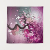 Enchanted Cherry Dance Wandkleed (Voorkant (horizontaal))