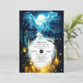 Enchanted Children's Woodland Verjaardag Kaart (Staand voorkant)