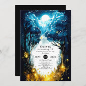 Enchanted Children's Woodland Verjaardag Kaart (Voorkant / Achterkant)