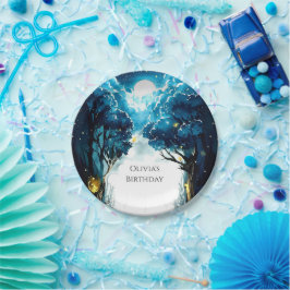 Enchanted Children's Woodland Verjaardag Papieren Bordje