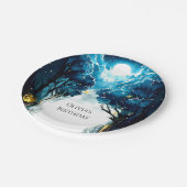 Enchanted Children's Woodland Verjaardag Papieren Bordje (Gekanteld)