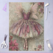 Enchanted Christmas Fairy Ballerina Art Decoupage Tissuepapier (Craft)