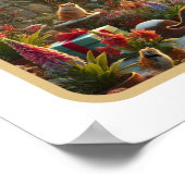 Enchanted Christmas Garden Delight Poster (Hoek)