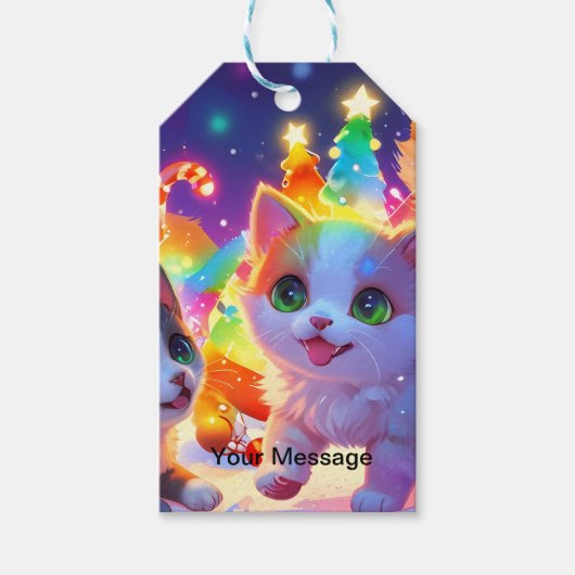 Enchanted Christmas Glow Cadeaulabel (Voorkant)