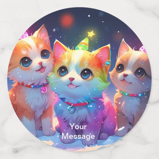 Enchanted Christmas Glow Confetti (Grote achterkant)