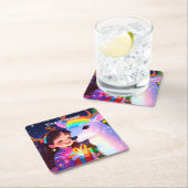 Enchanted Christmas Glow Kartonnen Onderzetters (Insitu)