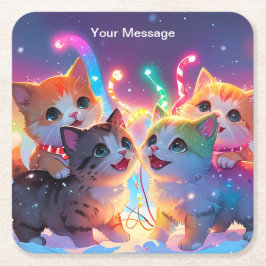 Enchanted Christmas Glow Kartonnen Onderzetters