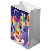 Enchanted Christmas Glow Medium Cadeauzakje (Voorkant Gekanteld)