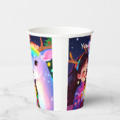 Enchanted Christmas Glow Papieren Bekers (Rechts)