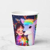 Enchanted Christmas Glow Papieren Bekers (Voorkant)