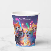 Enchanted Christmas Glow Papieren Bekers (Voorkant)