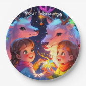 Enchanted Christmas Glow Papieren Bordje (Voorkant)