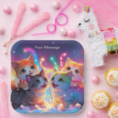 Enchanted Christmas Glow Papieren Bordje (Feest)