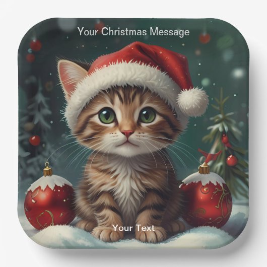 Enchanted Christmas Glow Papieren Bordje (Voorkant)