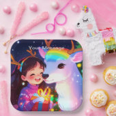 Enchanted Christmas Glow Papieren Bordje (Feest)